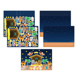 Maxbell Nativity Sticker Scene Kits Funny Nativity DIY Stickers Christmas DIY Crafts Style C