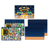 Maxbell Nativity Sticker Scene Kits Funny Nativity DIY Stickers Christmas DIY Crafts Style C