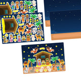Maxbell Nativity Sticker Scene Kits Funny Nativity DIY Stickers Christmas DIY Crafts Style C