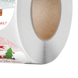 Maxbell 500 Pieces Christmas Labels 1 Roll Round Crafts Decor Stickers Xmas Stickers 3.8cm