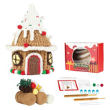 Christmas Crochet Kits Pendant DIY Crochet Doll Kits for Gift Patios Porches Xmas House