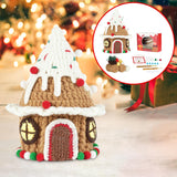 Christmas Crochet Kits Pendant DIY Crochet Doll Kits for Gift Patios Porches Xmas House