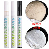 Maxbell Shoe Repair Marker Pen for Fabric Suede Leather Shoes Climbing Leisure Shoes White