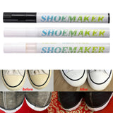 Maxbell Shoe Repair Marker Pen for Fabric Suede Leather Shoes Climbing Leisure Shoes White