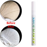 Maxbell Shoe Repair Marker Pen for Fabric Suede Leather Shoes Climbing Leisure Shoes White