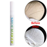 Maxbell Shoe Repair Marker Pen for Fabric Suede Leather Shoes Climbing Leisure Shoes White