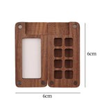 Maxbell Watercolor Palette Wood Paint Palette for Gouache Oil Paint Pigments Acrylic Without Clip