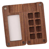 Maxbell Watercolor Palette Wood Paint Palette for Gouache Oil Paint Pigments Acrylic Without Clip