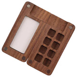 Maxbell Watercolor Palette Wood Paint Palette for Gouache Oil Paint Pigments Acrylic Without Clip