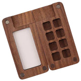 Maxbell Watercolor Palette Wood Paint Palette for Gouache Oil Paint Pigments Acrylic Without Clip