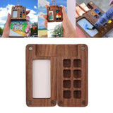 Maxbell Watercolor Palette Wood Paint Palette for Gouache Oil Paint Pigments Acrylic Without Clip