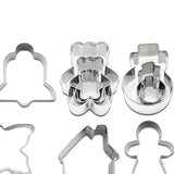 Christmas Cookie Cutter Set Polymer Clay Cutter Set for Cookie Fondant Cake 33pcs