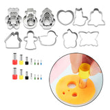 Christmas Cookie Cutter Set Polymer Clay Cutter Set for Cookie Fondant Cake 33pcs