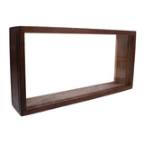 Maxbell 2xShadow Box Picture Frame Dried Flowers Frame Dried Flower Dark Wood Color