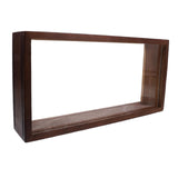 Maxbell 2xShadow Box Picture Frame Dried Flowers Frame Dried Flower Dark Wood Color
