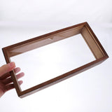 Maxbell 2xShadow Box Picture Frame Dried Flowers Frame Dried Flower Dark Wood Color