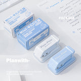 Maxbell Mini 1 Hole Paper Punch Tool Small Circle Punch Kids DIY Scrapbooking Crafts Blue