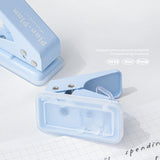 Maxbell Mini 1 Hole Paper Punch Tool Small Circle Punch Kids DIY Scrapbooking Crafts Blue