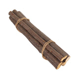 Wood Log Sticks Small Wood Sticks for Vase Filler Woodworking Embellishments 7PCS 40cm Dark Brown Thick