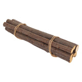 Wood Log Sticks Small Wood Sticks for Vase Filler Woodworking Embellishments 7PCS 40cm Dark Brown Thick