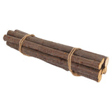 Wood Log Sticks Small Wood Sticks for Vase Filler Woodworking Embellishments 7PCS 40cm Dark Brown Thick
