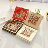 Chocolate Box 25 Grids Valentines Day Gift for Families Thanksgiving Wedding Black