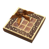 Chocolate Box 25 Grids Valentines Day Gift for Families Thanksgiving Wedding Black