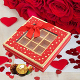 Chocolate Box 25 Grids Valentines Day Gift for Families Thanksgiving Wedding Khaki