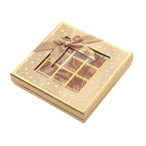 Chocolate Box 25 Grids Valentines Day Gift for Families Thanksgiving Wedding Khaki