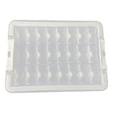 Bead Organizer Box Rectangle Grids Box for Nail Decoration Small Items Rings 24 Grids