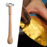 Two Sided Chasing Hammer for Jewelry Making for Metalworking Silversmiths