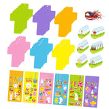 Christmas Stickers Education Gift Festival Xmas DIY Nativity Scene Sticker