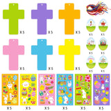 Christmas Stickers Education Gift Festival Xmas DIY Nativity Scene Sticker