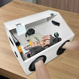 Maxbell Grinding Dust Box Portable Polishing Box for Polishing Metal Cutting Sanding 45cmx30cmx30cm