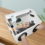Maxbell Grinding Dust Box Portable Polishing Box for Polishing Metal Cutting Sanding 45cmx30cmx30cm
