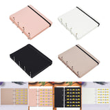 Maxbell Pin Display Holder 4 Pages Trading Pin Book for Home Tabletop Dressing Table Pink