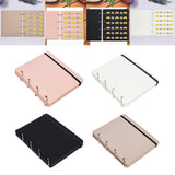 Maxbell Pin Display Holder 4 Pages Trading Pin Book for Home Tabletop Dressing Table Pink