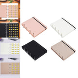 Maxbell Pin Display Holder 4 Pages Trading Pin Book for Home Tabletop Dressing Table Pink