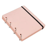 Maxbell Pin Display Holder 4 Pages Trading Pin Book for Home Tabletop Dressing Table Pink