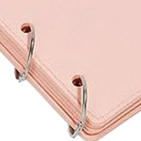 Maxbell Pin Display Holder 4 Pages Trading Pin Book for Home Tabletop Dressing Table Pink