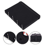 Maxbell Pin Display Holder 4 Pages Trading Pin Book for Home Tabletop Dressing Table Black