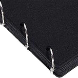 Maxbell Pin Display Holder 4 Pages Trading Pin Book for Home Tabletop Dressing Table Black