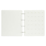 Maxbell Pin Display Holder 4 Pages Trading Pin Book for Home Tabletop Dressing Table White