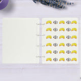 Maxbell Pin Display Holder 4 Pages Trading Pin Book for Home Tabletop Dressing Table White