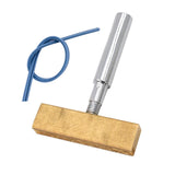 Maxbell Soldering Iron T Shape Tip Head Spare Part Hot Press Tool for Repairing Soft Wires With Strip