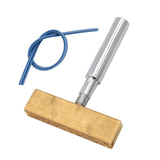 Maxbell Soldering Iron T Shape Tip Head Spare Part Hot Press Tool for Repairing Soft Wires With Strip
