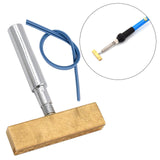 Maxbell Soldering Iron T Shape Tip Head Spare Part Hot Press Tool for Repairing Soft Wires With Strip