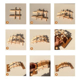 Wooden Arch Bridge Toy Wood Construction for Kids Adults Children Boys Girls