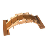 Wooden Arch Bridge Toy Wood Construction for Kids Adults Children Boys Girls