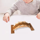 Wooden Arch Bridge Toy Wood Construction for Kids Adults Children Boys Girls